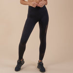 K Europe and the United States foreign trade AliExpress Amazon elastic sports fitness yoga leggings seamless stitching hollow