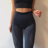K Europe and the United States foreign trade AliExpress Amazon elastic sports fitness yoga leggings seamless stitching hollow