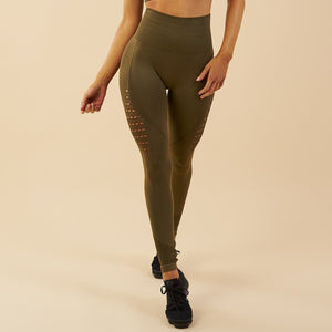 K Europe and the United States foreign trade AliExpress Amazon elastic sports fitness yoga leggings seamless stitching hollow