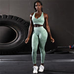 Europe and the United States hot sale seamless camouflage knit hip yoga pants sports fitness pants sexy hips seamless leggings