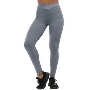 Cross-border 2018 high waist sanding hip outdoor yoga running fitness AliExpress explosion sports leggings women
