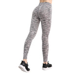 Cross-border 2018 high waist sanding hip outdoor yoga running fitness AliExpress explosion sports leggings women