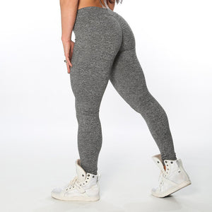 Cross-border 2018 high waist sanding hip outdoor yoga running fitness AliExpress explosion sports leggings women