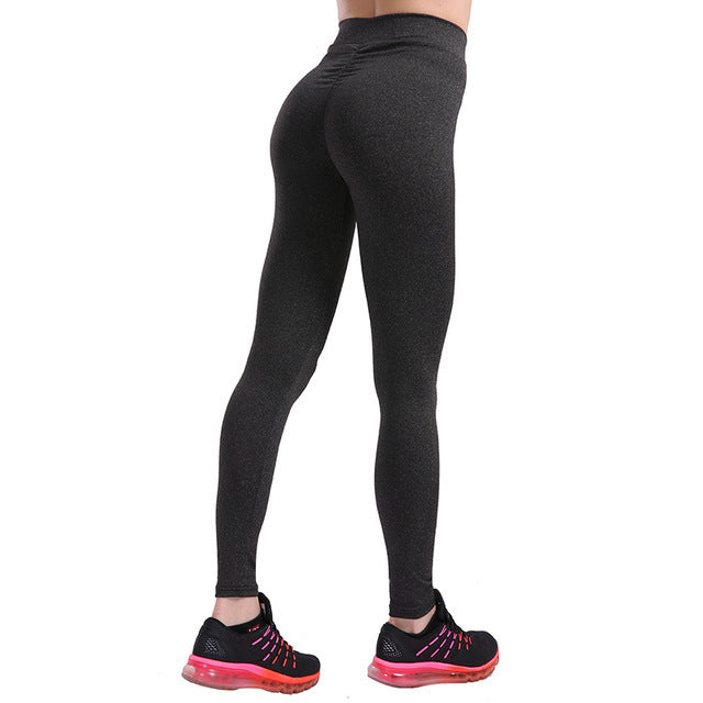Cross-border 2018 high waist sanding hip outdoor yoga running fitness AliExpress explosion sports leggings women